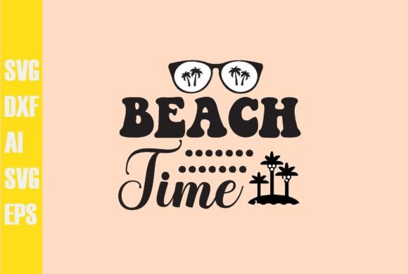 Beach Time Svg Design Review for Embroidery Projects