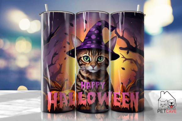 Bengal Cat Tumbler 1 Embroidery Design Review