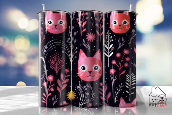 Cat Halloween Tumbler Wrap Embroidery Design Review