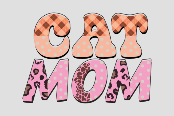 Cat Mom Png File Review for Embroidery Projects