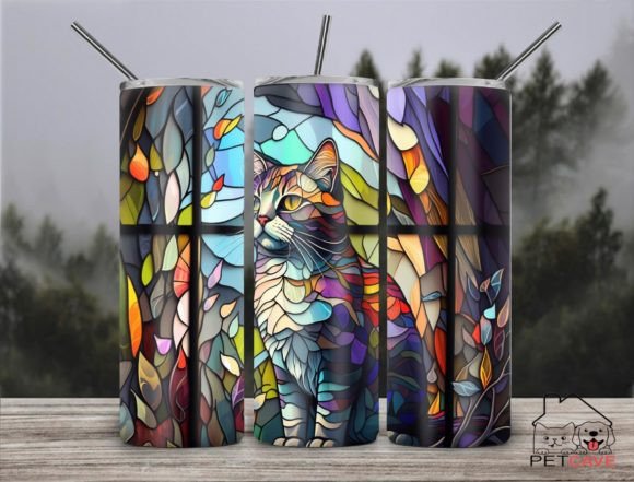 Cat Stained Glass Embroidery Design Review