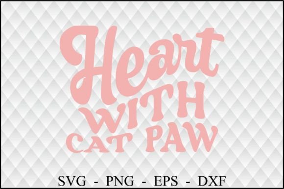 Heart with Cat Paw Embroidery Design Review