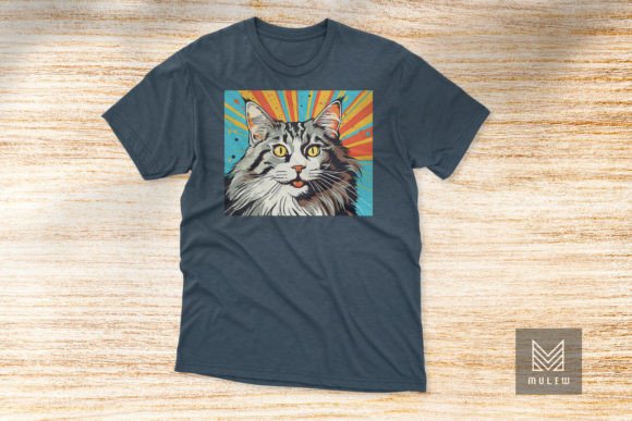 Pop Art Norwegian Forest T-shirt Design Review