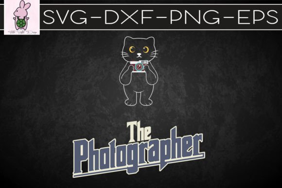 The Photographer Cat Embroidery Design