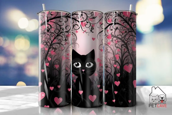 Whimsical Gray Brown Cat Tumbler Review